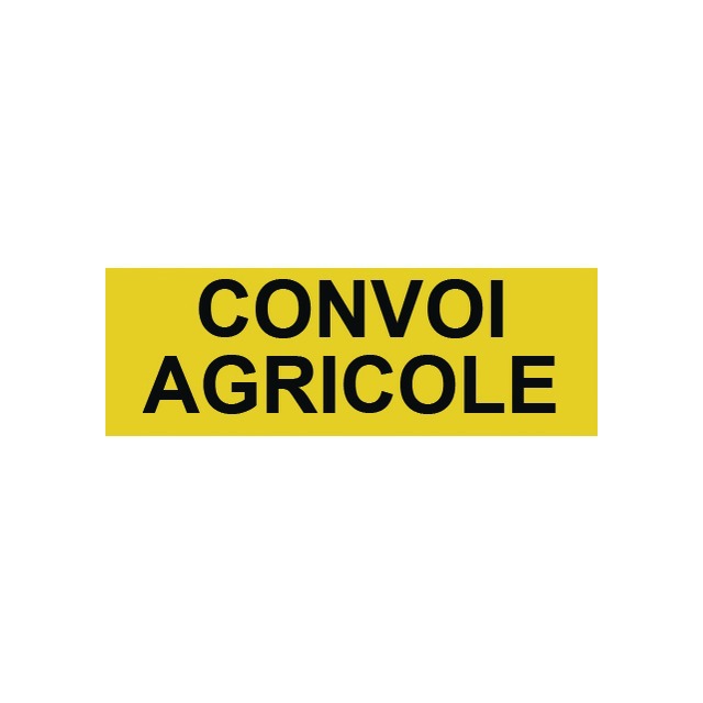 Autocollant Convoi Agricole 1300X200MM référence fournisseur 268672